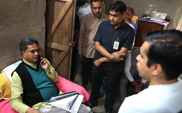 Manik Saha visits ailing AMC corporator