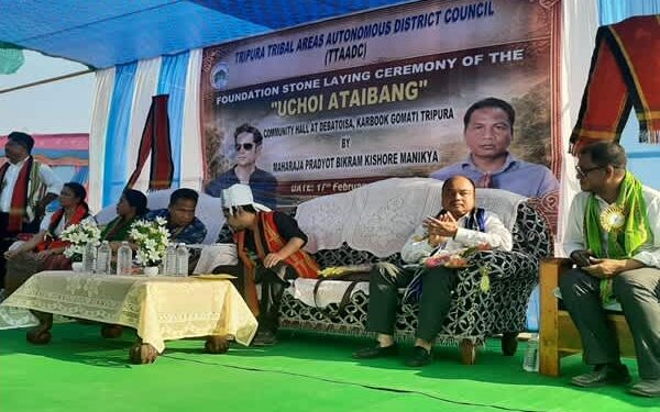 Pradyot Deb Barma unveils Korbook hall project