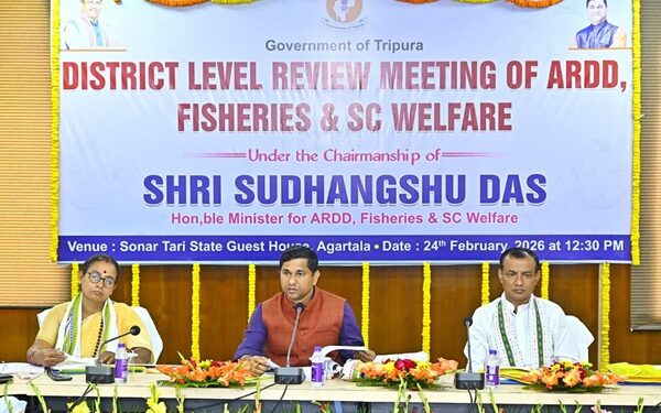 Sudhangshu Das Chairs Review Meet in W Tripura