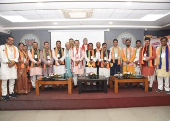 Tripura BJP Leaders at NE Prashikshan Workshop