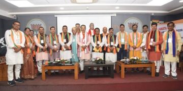 Tripura BJP Leaders at NE Prashikshan Workshop