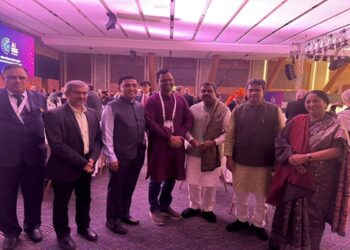 Manik Saha attends AI Summit in Delhi