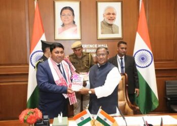 Tripura’s Bhaskar Ghosh heads NE NSS team at R-Day 2026