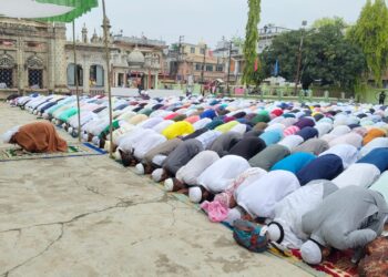 Eid-ul-Fitr Prayers Unite Thousands at Agartala’s Gedu Mia Mosque