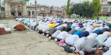 Eid-ul-Fitr Prayers Unite Thousands at Agartala’s Gedu Mia Mosque