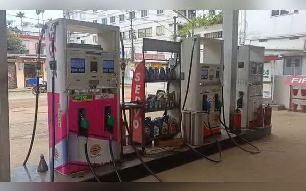 Agartala Petrol Pump Sealed for Selling Fuel Loosely
