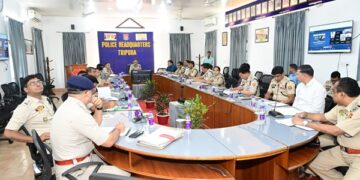 DGP assesses poll security across Tripura