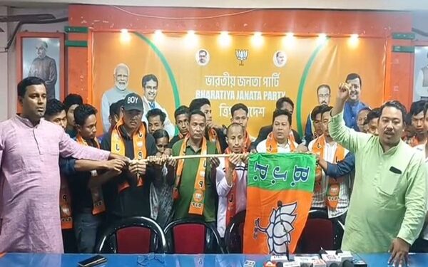 Tripura: 28 join BJP before TTAADC polls