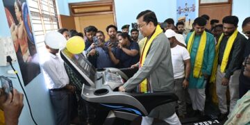 Tinku Roy opens renovated yoga, gym centre in Belonia