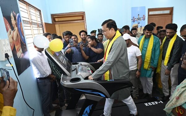 Tinku Roy opens renovated yoga, gym centre in Belonia