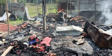 Violence erupts in Mangalkhali during protest