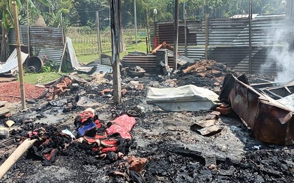 Violence erupts in Mangalkhali during protest