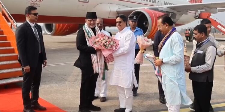  Vice President C. P. Radhakrishnan Arrives in Tripura on Two-Day Official Visit