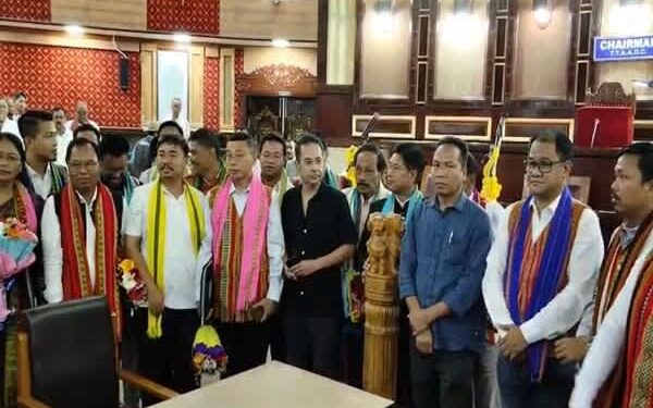 TTAADC swearing-in: Tipra Motha MDCs take oath, BJP skips