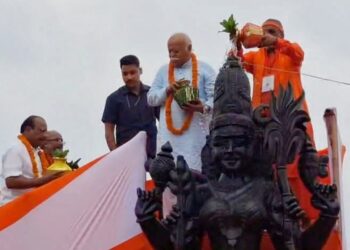 RSS Chief Mohan Bhagwat Joins Tripura Leaders at Temple Consecration Amid Political Undercurrents