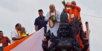 RSS Chief Mohan Bhagwat Joins Tripura Leaders at Temple Consecration Amid Political Undercurrents
