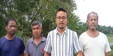 Barkathal farmland ravaged by nor’wester rains