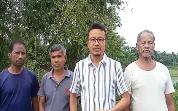 Barkathal farmland ravaged by nor’wester rains