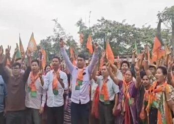 BJP rally in Mungiakami calls for peaceful TTAADC polls