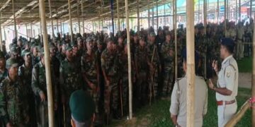 Heavy Security in Khowai for TTAADC Polls