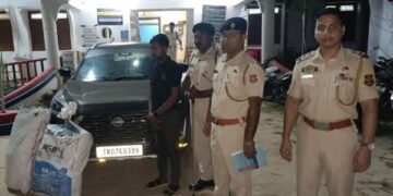 Jatrapur: 32 kg cannabis seized, notorious trafficker held