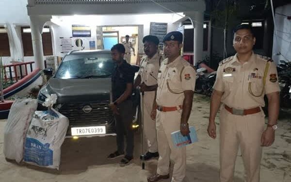 Jatrapur: 32 kg cannabis seized, notorious trafficker held