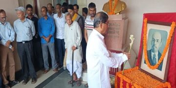 CPI(M) commemorates Lenin’s 157th anniversary in Agartala