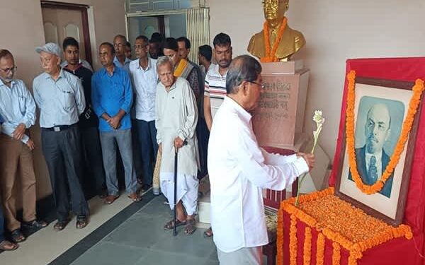CPI(M) commemorates Lenin’s 157th anniversary in Agartala