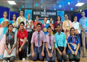 Students turn authors at Bhavan’s on World Book Day