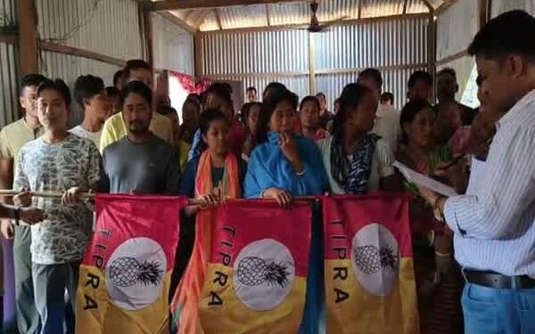BJP Faces Setback as 33 Join Tipra Motha in Simna
