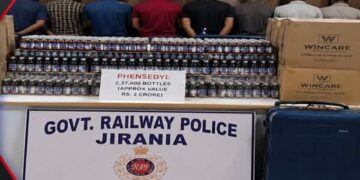 Seven Chargesheeted in Jirania Phensedyl Case