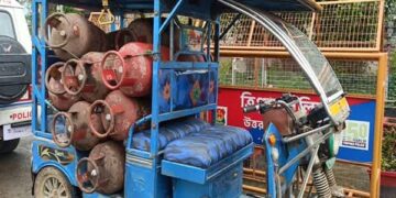 Dharmanagar Raid: 60 Illegal LPG Cylinders Seized