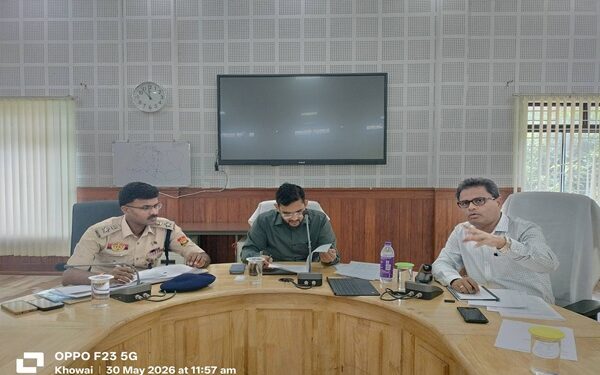 Khowai Reviews Border Prep Before Amit Shah’s Tripura Visit