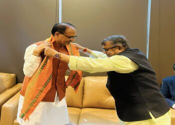 Tripura Minister Meets Shivraj on Farm Sector