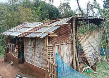 Minister Debbarma Aids Storm-Hit Family in Simna