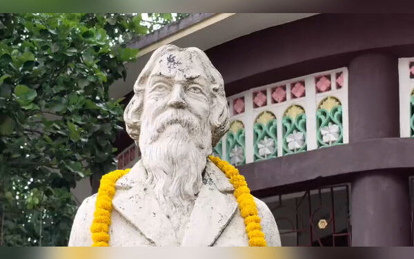 Tagore statue row erupts in Bishalgarh amid BJP demand