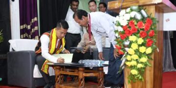 Runiel Debbarma Sworn In as TTAADC Chief
