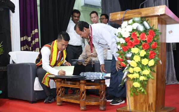 Runiel Debbarma Sworn In as TTAADC Chief