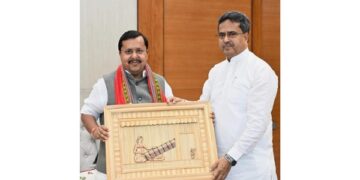 CM Saha Holds Talks with BJP Leadership in Delhi