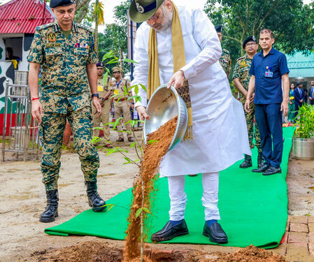 Amit Shah highlights CAPF’s 6.4 crore tree plantation drive