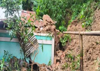 Electric tower wall collapses on house in North Tripura