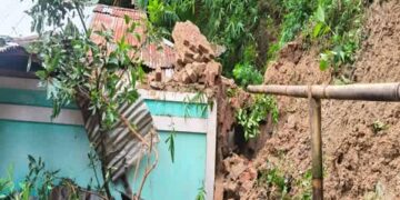 Electric tower wall collapses on house in North Tripura