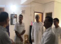 Ex-CM Manik Sarkar meets blast victim’s kin
