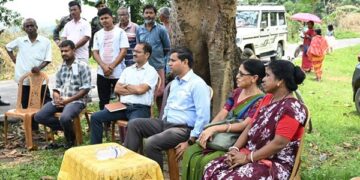 Minister Inspects Rural Road, Assures Quick Repairs