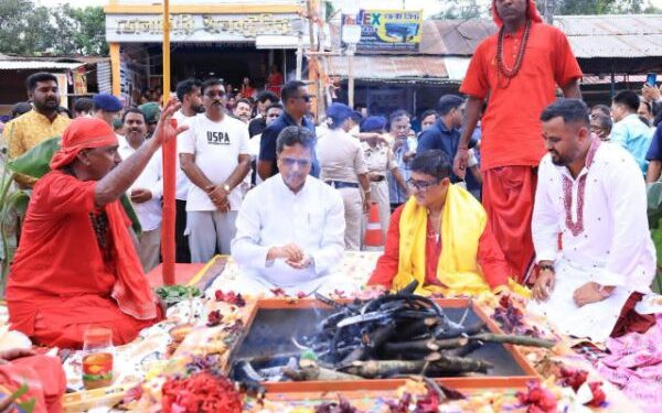 Dakshineswari Kali Temple inaugurated at Bishalgarh