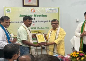 Kalyanpur Farmer Bidhan Das Honoured for Organic Farming