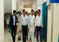 Ministers Inspect Santirbazar District Hospital Facilities