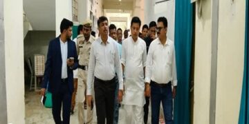 Ministers Inspect Santirbazar District Hospital Facilities