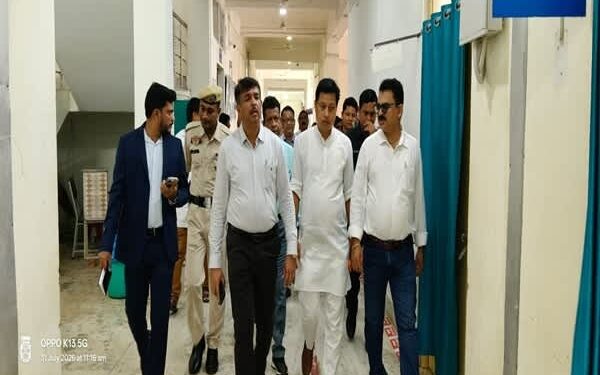 Ministers Inspect Santirbazar District Hospital Facilities