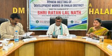 Guardian Minister reviews Dhalai development plans